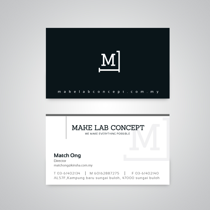 Make Lab Concept logo design — Stationery