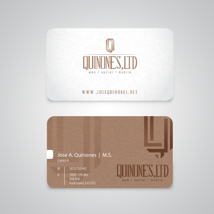 Quinones , Ltd logo design — Stationery