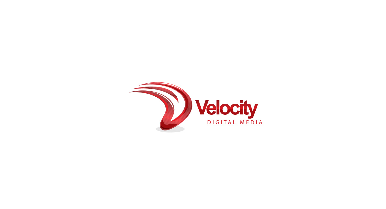 Velocity Digital Media logo design — Logo Design