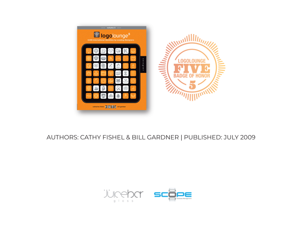LogoDesignCreation selected as Logo Design Winner in LogoLounge Book 5